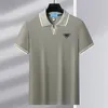 Designer Polo Shirt Mens Womens Luxury Pr Polo Tshirt Tops Lettre polos broderie T-shirt Tshirt à manches