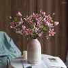 Fleurs décoratives style chinois court branche mini magnolia simulation fleur fleur de maison de salon