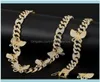 Kolye kolyeleri mücevherler kelebek kolye zinciri buzlu Küba Bağlantı Kadınlar gül altın chocker hip hop takı mücevherleri9235656