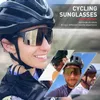 Kapvoe Bike Sunglasses fietsen bril voor man MTB Goggles vrouwen buiten kamperen wandelsporten UV400 Rij fiets bril bril 240416