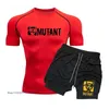 Herren Traursuits Sommeranzug modische Sportbekleidung Kurzärärmelte T-Shirt Sportshorts Casual Fitness-Training Jogging S-3xl