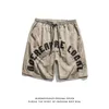 Herren -Shorts Wukong Stock Street Hip Hop Alphabet gedruckte Sportshorts Herrenmarke Funktionalstil Loose Casual Hosen H240508