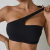 Roupa íntima ativa qinactive Sport Bra High Stretch conforty Affy One-Shoulder Roupa Mulheres Fitness Gym Top Women Women Running Workout Yoga Clothing D240508
