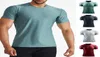 Designer Casual Fitness Wear Short Shirts Men Le Training Sportswear Mon Liew top Running Running Rasting Secy Breathable1211024