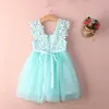 Robes de fille mignonne robe d'été adaptée à la fête de vêtements pour bébé