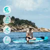 Feath-R-Lite Surfboard kostenloser Versand aufblasbarer Stand Up Paddle Board Supboard Paddleboard Padel Wasser Sport ISUP mit Pumpen-Rucksack-Wasserdichte Beutel Paddel