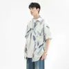 Men's Polos Mens Summer New Mojito Flower Shirt Beach Vacation Style Q240508