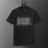Дизайнерская роскошная мужская футболка футболка Tee Heavy Metal Performance Мужские футболки футболки хлопковые летние повседневные с коротким рукавом