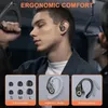 Fones de ouvido do telefone celular Novos fones de ouvido Bluetooth sem fio com botões de exibição LED Ruído cancelamento Ear Earphones Sports Music and Gaming Earphones J240