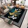 Nowoczesny chiński styl nadrukowany 3D dywan salonu sofa stolik kawowy lekki luksusowy koc domowy sypialnia pełna mata łóżka dywany