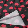 Underpants Herren -seidige Satin -Boxer -Kurzfilme lieben Sie Valentinstag Special Pyjama Nachtwäsche Unterwäsche Sommerboden für Valentinstag