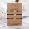 Bangle 3pcs/ Set Sun Moon Star Bracelets для женщин Stainelss Стальные браслеты браслеты