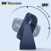 Portable USB Muziso Mini Fan Small Electric Desk Oplaadable Blower 240316 Mobiele fans stillere camping DCRL's