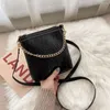 Shoulder Bags Korean Fashion Women's Crossbody Crocodile Pattern Leather Chain Handbag Casual All-match Bag Designer