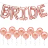 Decorazione per feste Bride Balloon Rose Gold Set - Brlde Single Girl Adat for Gifts doccia