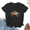 Polos femininos Batfish de lábios vermelhos Gráficos de camisetas estranhas de camisetas de verão Camisa impressa de verão para roupas femininas