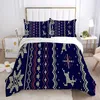 Bedding sets Cartoon printed comfort set luxurious 3D bedding home bedding J240507