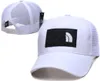 Luxe ontwerper North Brand Face vier seizoen veelzijdige Canada Baseball Hat heren en dames All Cotton Duck Tongue Cap White Hat Fashionmerk Graffiti Caps A7