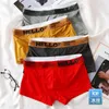 Külot 4pcs Erkek iç çamaşırı erkek boksör şort rahat nefes alabilen erkek moda erkekler panties erkekler için aşınma