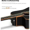 Vangoa électrique Kit de guitare acoustique pour les adultes pour les adultes entièrement taille paquet de guitare acoustique en tailleur
