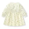 Robes de fille Little Maven 2023 Girls Robe Coton Coton Élégant Robe Childrens Vêtements Fleur Imprimé printemps et automne Baby Clothingl2405