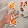 04IP Bath Toys Kids Badkamer Bathtub Zachte Eva Paste Early Education Diy Sticker Puzzles Toys Non Toxic Kids Fun Foam Sea Dierlijke Bath Set Toys D240507