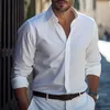Chemises décontractées pour hommes chemises masculines bleu clair noir à manches longues bureau d'été et vêtements de fête de mariage professionnels surdimensionnés 6xll2405