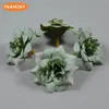 50pcs 26Colors Silk Rose Flower Heads Home Simulation Decor pour le scrapbooking Handicraft Festival Decoration 240422
