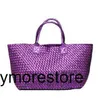 Femme sac à main Cabat Bottegvents 7a Woven New Fashion Foot Womens Face Soft Face One épaule Trend Couleur Couleur Femme Fent Venant Open Snake Modèle Handbagvkxy