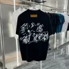 24SS Designer Brand T-shirts T-shirts Topkwaliteit Pure Cott Shirt Short Sleeve Shirt Simple Letter Gedrukte Zomer Casual Men Kleding Maat S-XXL 34DT#