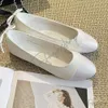 Designer Sandal Classic Channel Flats Ballet Shoes Cclys Loafers Sandal Spring and Autumn Cowhide Dance Shoe Fashion Women Black Flat Boat Lady Leather Lazy 159