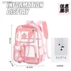 Backpacks Transparent Backpack Children School Bags for Girls Waterproof Primary School Backpacks Kids Schoolbag Junior School Students WX