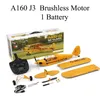 Wltoys A160 J3 RC -Flugzeug RTF 2,4 g bürstenloser Motor 3D/6G Fernbedienung Flugzeug bereit zum Fliegen 240429