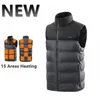 Vestes pour hommes Hiver Gather battait des vêtements chauffés pour le ski à la mode pour hommes