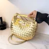 Les magasins sont à 85% de réduction sur le sac Cross Cross Body Sier Woven Woven Handbag Fashion Niche Dîner Wedding High Sense3Gyz