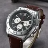 Tutti i quadranti che lavorano da appuntamenti automatici Bentle Breitlin orologi maschi di moda lussuosa fascia piena acciaio al quarzo orologio per leisure argento orologio da uomo orologio da uomo ben-06