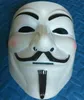 200pcslot fête Halloween Mask V pour Vendetta Guy Fawkes Party Face Masques Costume de film blanc et jaune Masque1491218