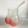 Weingläser einzigartiger Getränkewaren stolpförmige Tasse Bushaped Glass Becher Set lustige Kaffeetassen für Home Bar Decor Neuheiten Getränke Erwachsene
