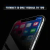 Protecteur d'écran en verre trempé anti-perfection Tempéré pour Huawei Samsung iPhone 11 12 plus 13 14 15 Pro Max xr 7 8 Plus avec paquet