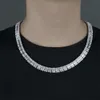 Jóias de Hip Hop Bling Icepado da mais alta qualidade Sier Baguette Tennis Chain Tennis Colar