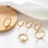 Bands anneaux Love for Women Diamond Ring Designer doigt Neuger bijoux Fashion Classic Titanium Steel Gold Sier Rose Couleur Taille Drop Deli Otqsw