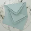 Gift Wrap 10 Pieces/set Of Vintage Open Lace Envelopes For Storing DIY Cards Wedding Invitations And Custom Packaging