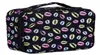 Portable Travel Makeup Train Case Cosmetic Bag Organizer with Adjustable Compartment Brush Holder7571494