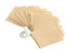 1000Pcslot 56cm Tea Bag Filter Paper Bags Heat Seal Teabags Tea Strainer Infuser Wood Drawstring for Herb Loose Tea1097765