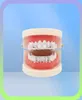 Lureen Hip Hop Hollow Out Gold Dents Grills Dental Top Bottom Grills Fashion Halloween Party Vampire Dent Caps bijoux ld00036139542