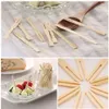 Disposable Dinnerware wooden knives and forks/spoons/knives/sports party supplies kitchen utensils ice cream Q240507