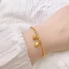 Bracelet 316l en acier inoxydable Nouvelle mode bijoux haut de gamme chinois Élasticité élasticité Lotus Seeds Chain Bracelets pour femmes