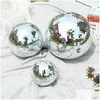 Christmas Decorations Amawill 6Pcs Ball Ornaments 3Cm 5Cm Mini Disco Mirror Tree Decoration Xmas Party Favor And Gift 8D1 Drop Deliv Dhutx