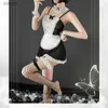 Seksowna piżama kobiety seksowna bieliznę francuska fartuch sukienka cosplay caster sługę lolita gorąca sukienka babydoll mundury erotyczne odgrywać egzotyczne wx