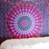 New Mandala Tapestry Hippie Home Decorativa Parede pendurada Bohemia Beach Mat Yoga Tanta de mesa de colaboração 210x148cm 349h